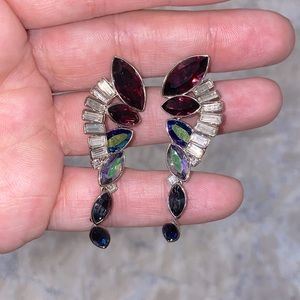 Swarovski statement earrings